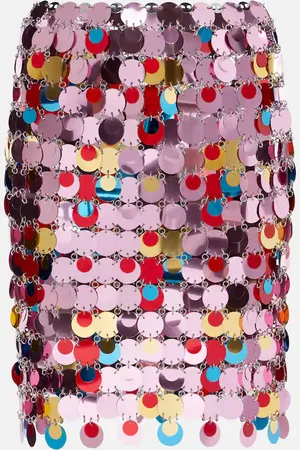 Paco rabanne Minirock mit Pailletten
