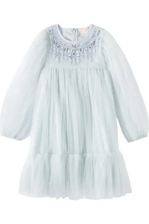 Tutu Du Monde Verziertes Kleid First Frost aus Jersey und Tüll