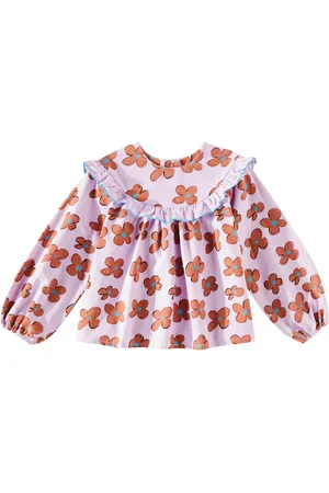Jelly Mallow Bluse Flower aus Baumwolle