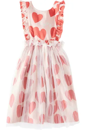 Jelly Mallow Kleid Love Frill aus Baumwolle mit Tüll