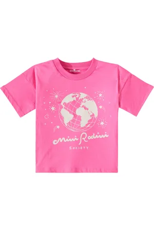 Mini Rodini T-Shirt Society aus Baumwoll-Jersey