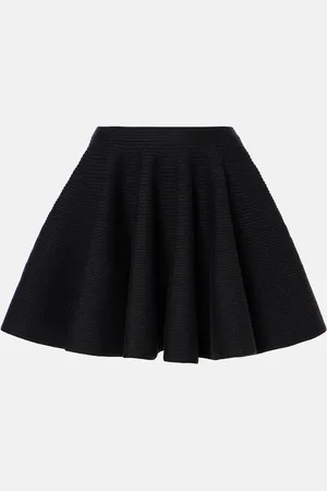 Alaïa Alaïa Minirock aus einem Wollgemisch