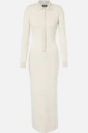 Tom Ford Polokleid aus einem Wollgemisch