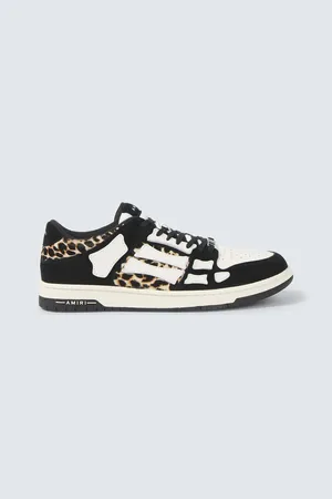 AMIRI Sneakers Leopard Skel Top Low aus Leder
