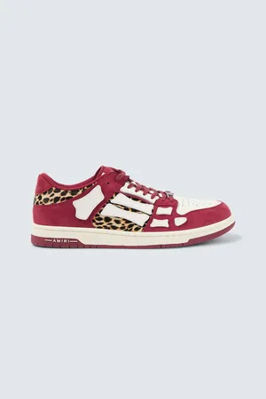 AMIRI Sneakers Leopard Skel Top Low aus Leder
