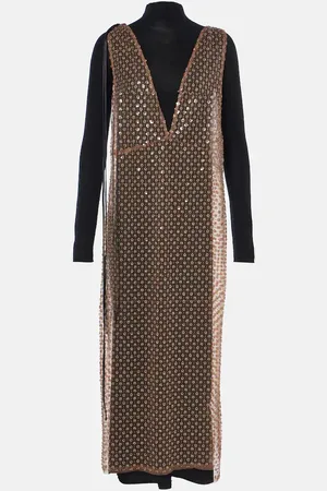 Dorothee Schumacher Midikleid Pure Glam aus Wolle mit Pailletten