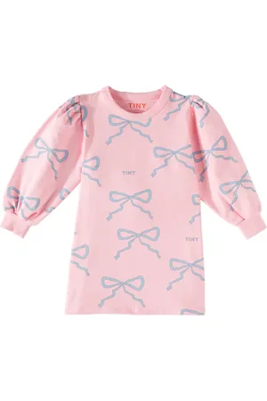 Tiny Cottons Kleid Bows aus einem Baumwollgemisch