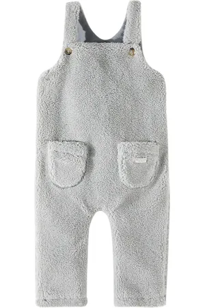 Donsje Baby Latzhose Malur aus Teddyfleece