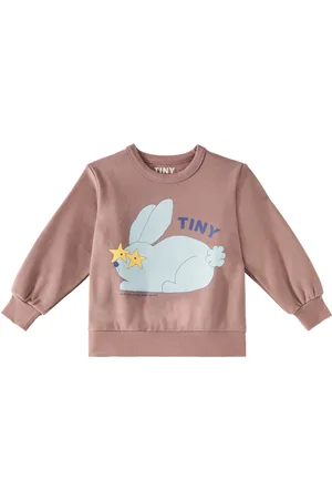 Tiny Cottons Bedrucktes Sweatshirt Rabbit aus Baumwolle