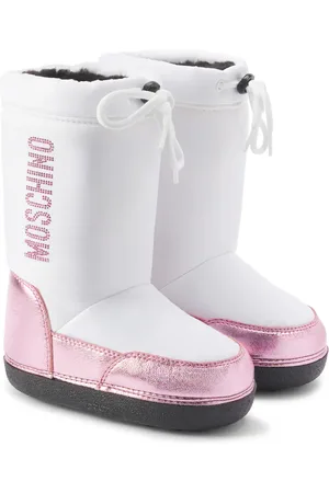 Moschino Schneestiefel aus Lederimitat
