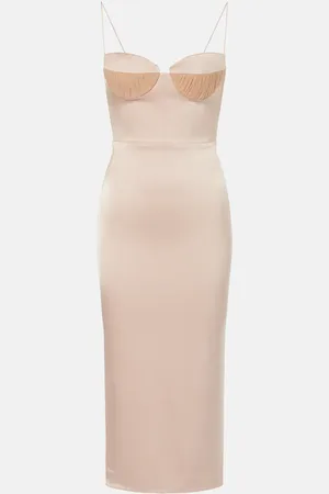ALEX PERRY Midikleid Sweetheart aus Crêpe