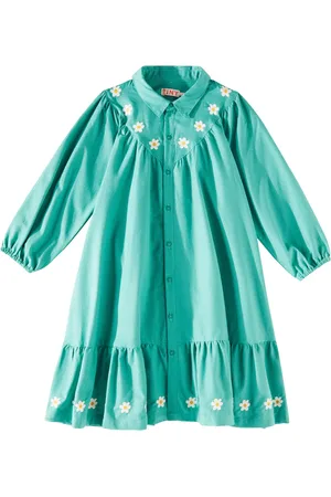 Tiny Cottons Kariertes Kleid Daisies aus Baumwolle