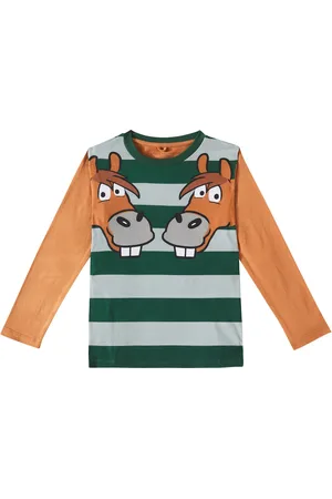 Stella McCartney Bedrucktes Top aus Baumwoll-Jersey
