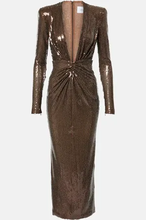 ALEX PERRY Midikleid mit Pailletten