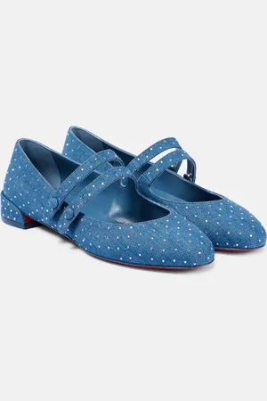Christian Louboutin Mary-Jane-Ballerinas Sweet Jane aus Denim