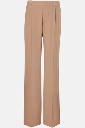 Saint Laurent Weite Hose aus Crêpe