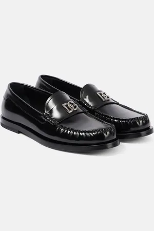 Dolce & Gabbana Verzierte Loafers DG aus Leder