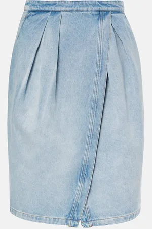 DRIES VAN NOTEN Midirock aus Denim