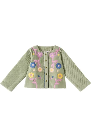Louise Misha Bestickte Jacke Amalina aus Baumwolle