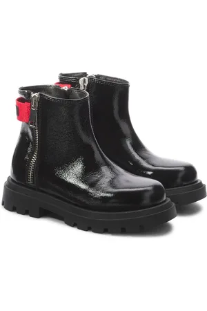 Moschino Ankle Boots aus Leder