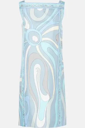 Puccini Minikleid Marmo aus Seiden-Twill