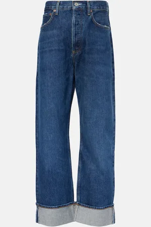 AGOLDE Mid-Rise Straight Jeans Fran