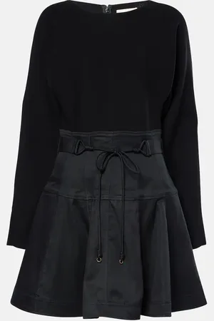 ULLA JOHNSON Minikleid Aremi mit Twill