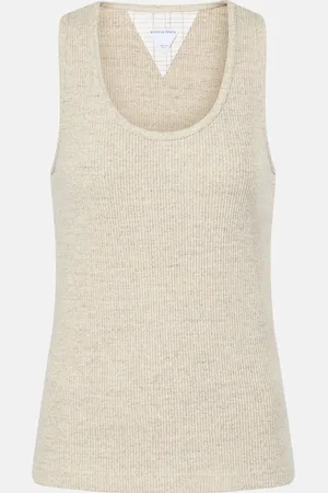 Bottega Veneta Top aus Rippstrick