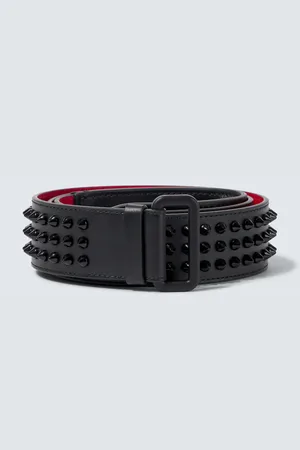 Christian Louboutin Verzierter Gürtel Loubi aus Leder