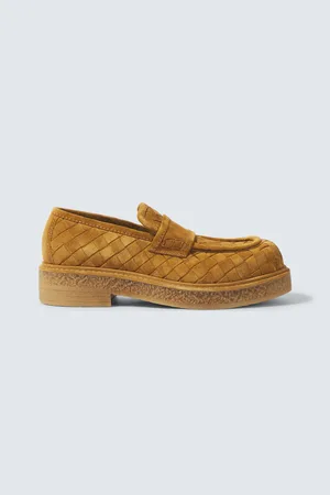 Bottega Veneta Loafers Haddock aus Veloursleder
