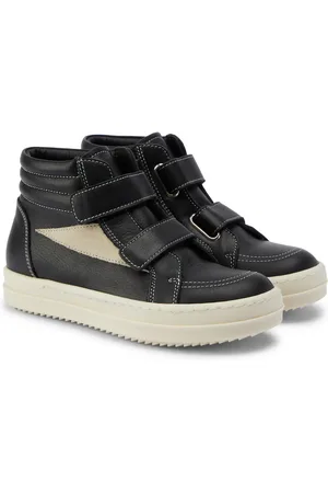 Rick Owens High-Top Sneakers Straps Vintage aus Leder