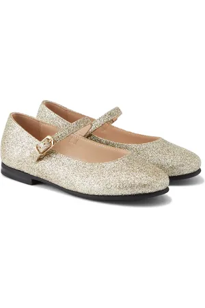 Il gufo Mary-Jane-Ballerinas mit Glitter