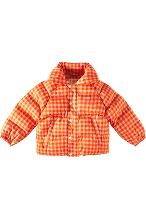 Tiny Cottons Wattierte Jacke Vichy aus Baumwolle