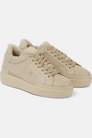 Bogner Sneakers Hollywood aus Leder mit Shearling