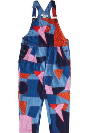 Stella McCartney Bedruckte Latzhose aus Baumwolle