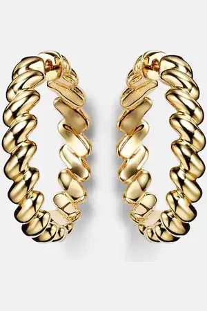 Anita Ohrringe Coil aus 18kt Gelbgold