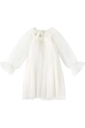 Tutu Du Monde Verziertes Kleid Snowy Petal aus Tüll