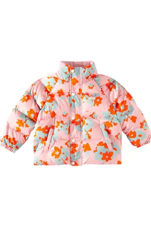 Tiny Cottons Wattierte Jacke Flowers aus Baumwolle