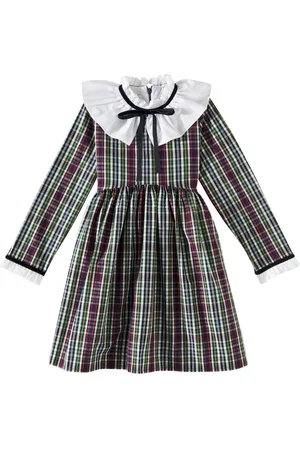 La Coqueta Kleid Flora Girl Empire aus Baumwolle