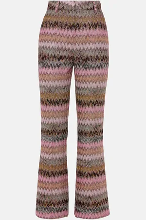Missoni Schlaghose aus Häkelstrick