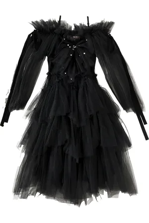 Tutu Du Monde Verziertes Kleid Darkest Night aus Tüll