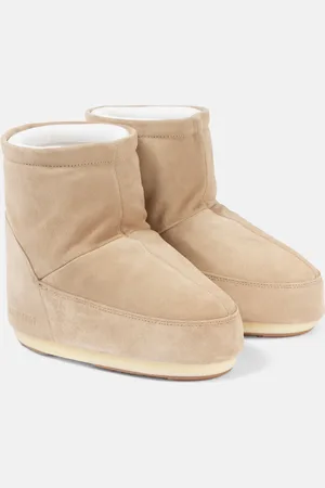 Moon Boot Schneestiefel Icon Low aus Veloursleder