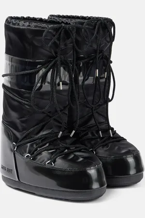 Moon Boot Schneestiefel Icon Glance aus Satin