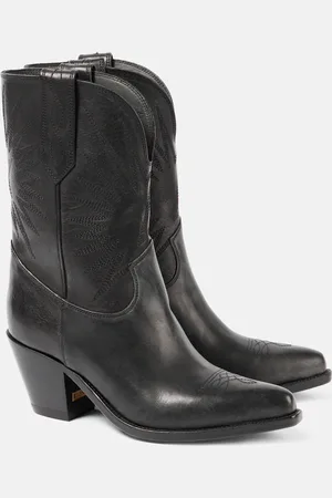 Golden Goose Westernstiefel Wish Star aus Leder
