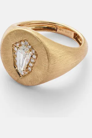 Kamyen Ring Kite aus 18kt Gelbgold mit Diamanten