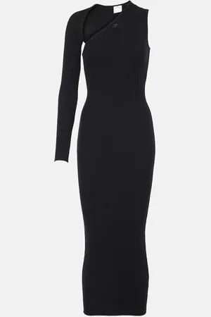 Courrèges Courrèges Midikleid aus Rippstrick