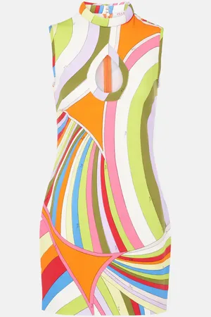 Puccini Minikleid Iride aus Crêpe