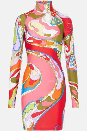 Puccini Minikleid Orchidee aus Jersey