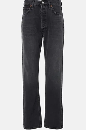 AGOLDE High-Rise Straight Jeans "90s Pinch Waist
