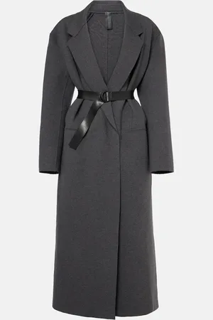 Norma Kamali Oversize-Mantel aus einem Baumwollgemisch